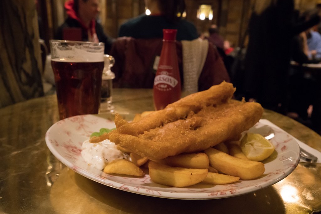 Fish & chips at the Blackfriar